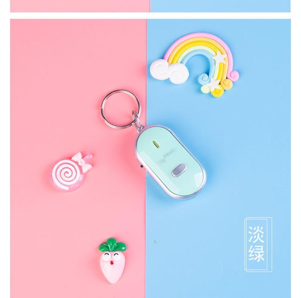 Брелок-индикатор звука для поиска потерянных ключей с ответом на свист зелёный